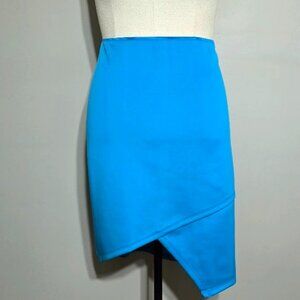 Nwt Bisou Bisou Michele Bohbot Skirt 2X Womens Contemporary Chic Asymmetrical
